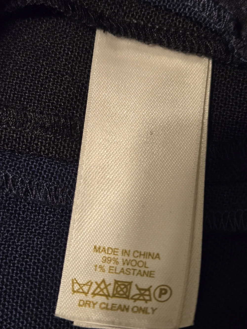 Kate Spade Wool Blend Pleated Pants Navy Blue Black Tuxedo Stripe 8